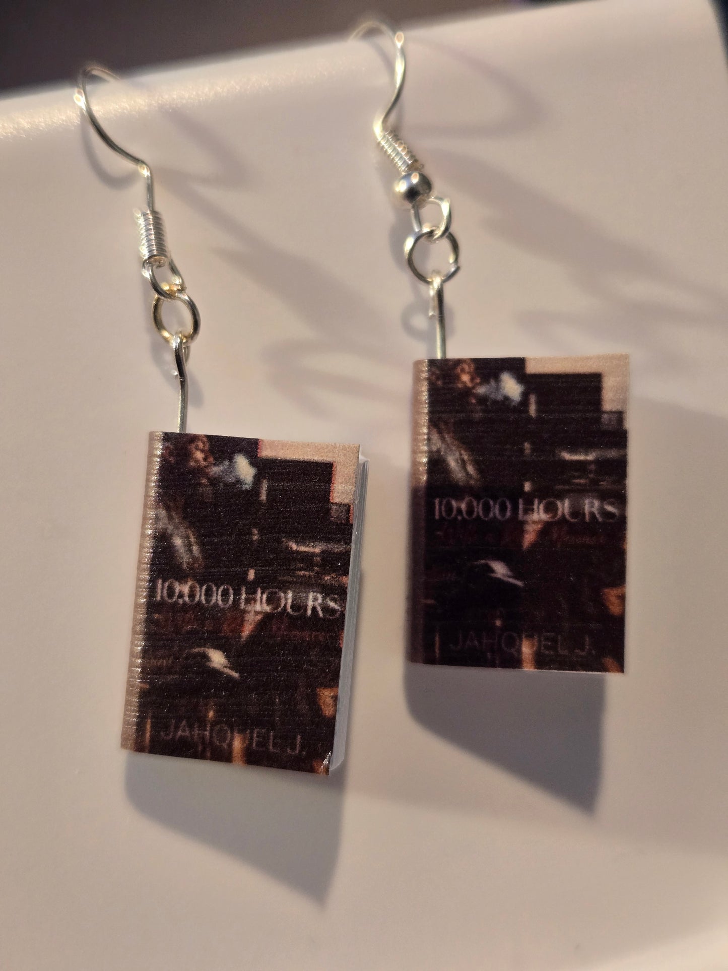 Single Dangle (1)- Custom Book Earrings