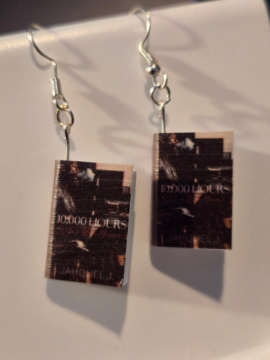 Single Dangle (1)- Custom Book Earrings