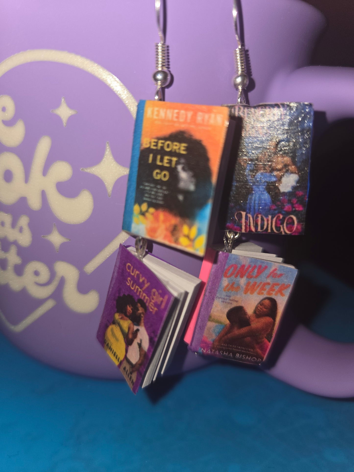 Double Dangle (2)- Custom Book Earrings