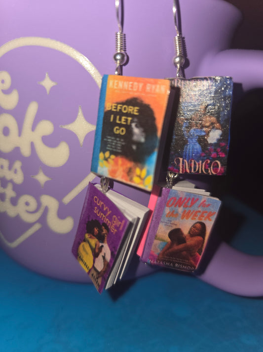 Double Dangle (2)- Custom Book Earrings